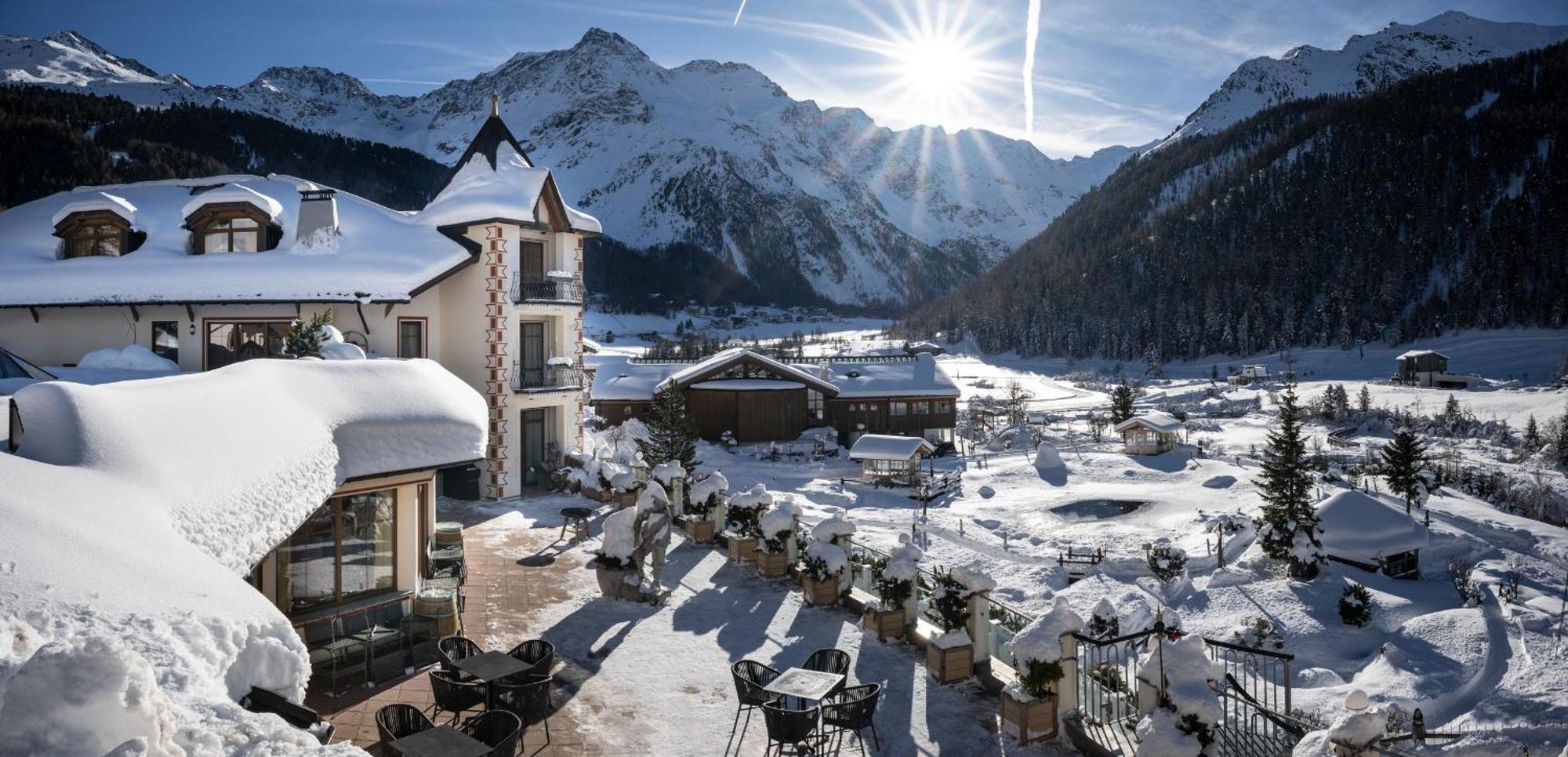 Die Post Am Ortler Solda Exterior foto